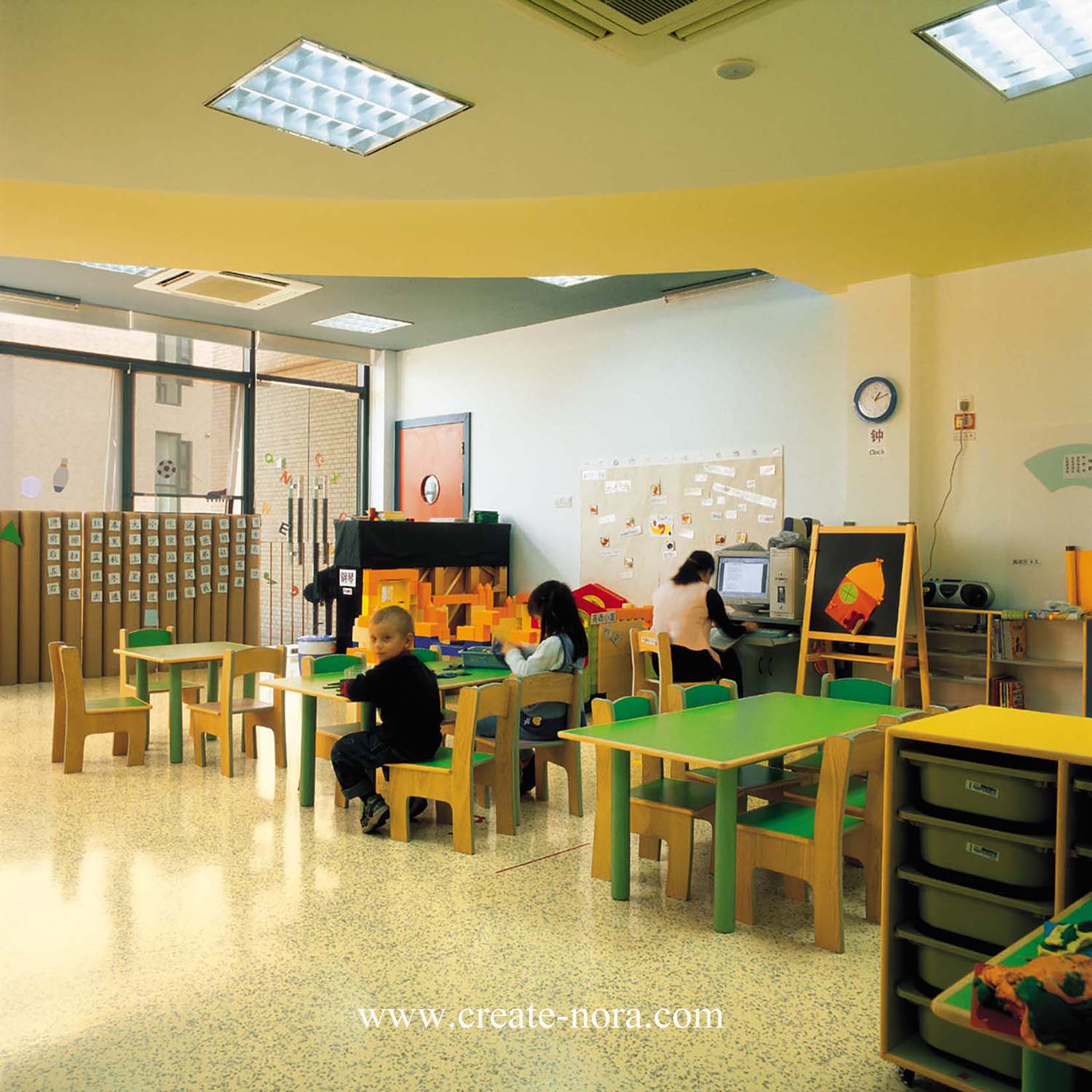 the photo of nora rubber flooring in  Shanghai Yanlord Kindergarten 5
